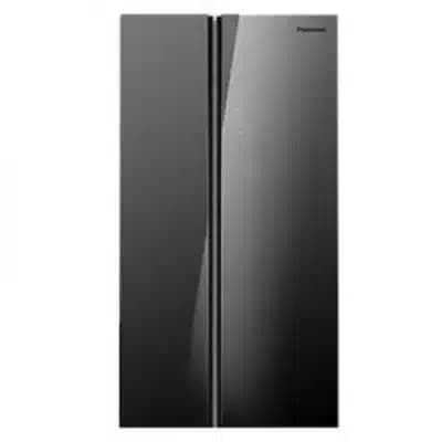 Panasonic Glass Door SBS Refrigerator NR-BS701GK, 584L
