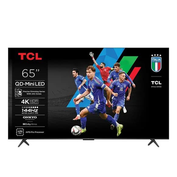 TCL 65C6K 65-inch QD-Mini Google LED TV, 144Hz Refresh Rate, Onkyo 2.1CH Hi-Fi System