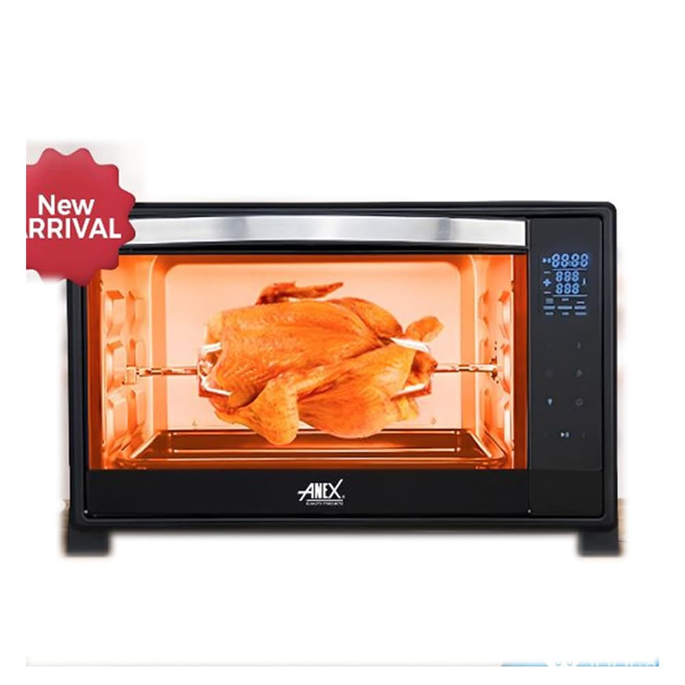 Anex AG-3080 (60-Ltr) Electric Baking Oven, With Touch Panel, 2200Watt, Convection Fan, With Inner Lamp