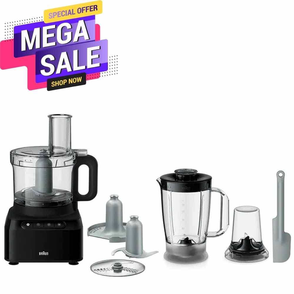 Braun FP-3132 3 in 1 Food Processor 800 Watts