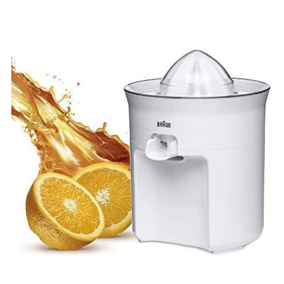 Braun CJ3050 Tribute Collection Citrus Press Juicer, 60w (White)