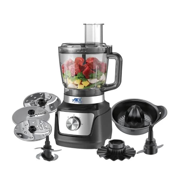 Anex AG-3052 Chopper, 600W, stainless steel Blade, dough kneading, 2 liter bowl