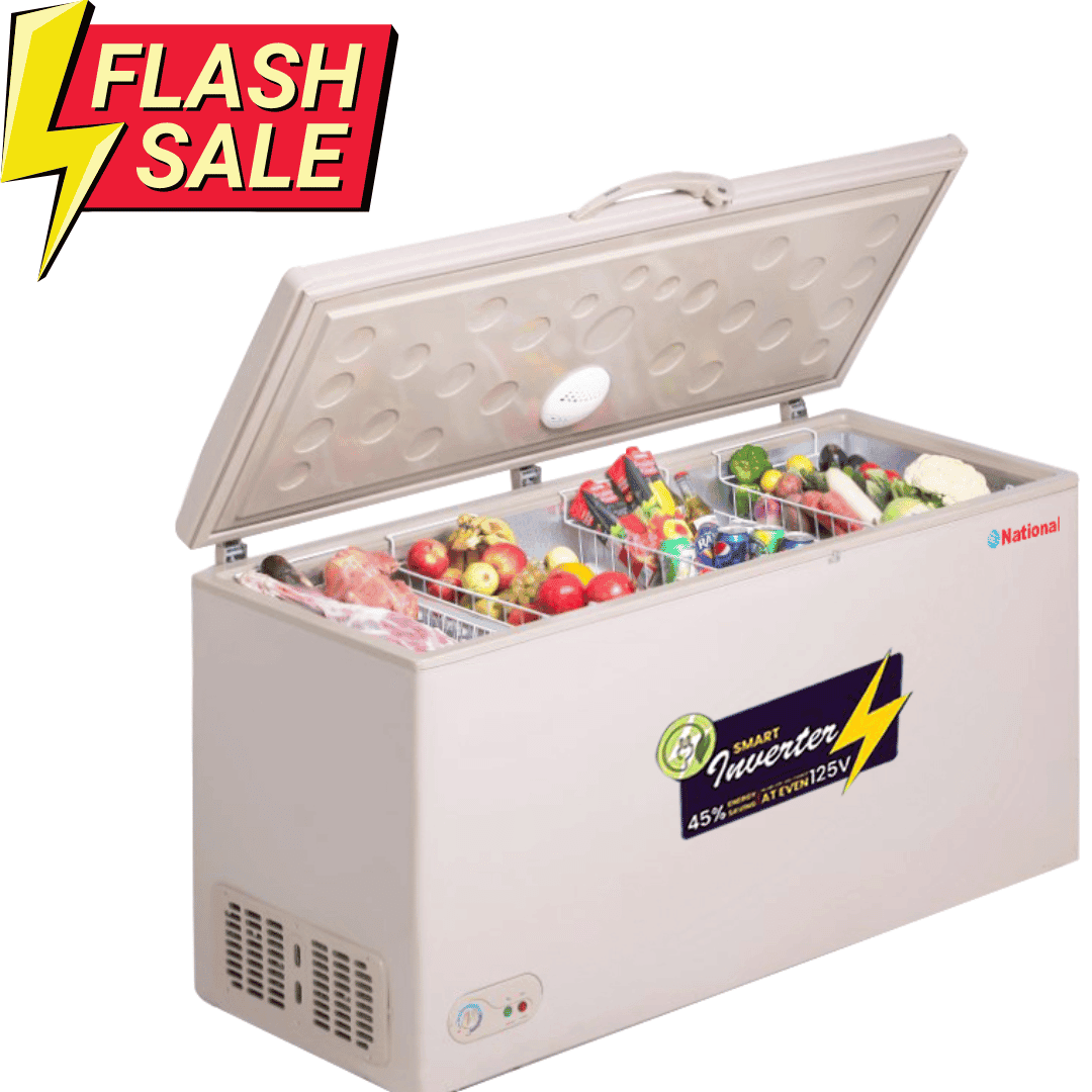 National Inverter Deep Freezer 14 Cubic Feet