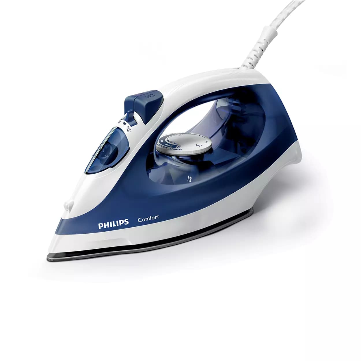 Philips GC1430/20 Steam Iron,1700W,Steam boost 70g Non-stick soleplate