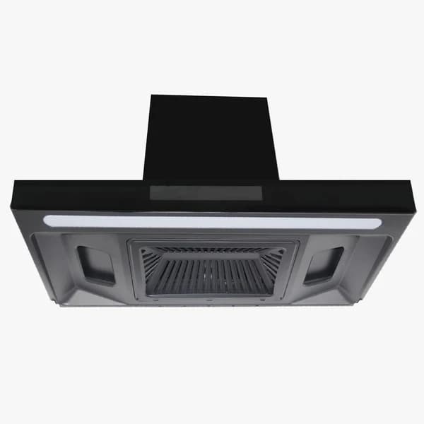 Canon A602B (75cm) Range Hood Matt black body with tempered glass 750mm, auto clean, Voice control