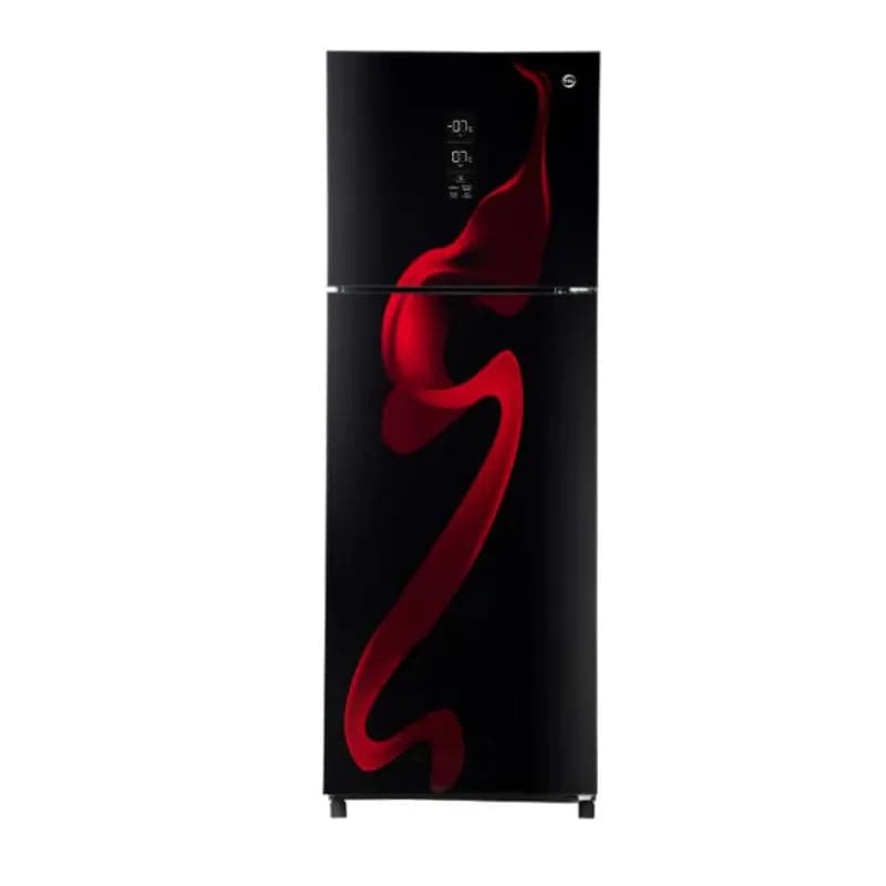 PEL 6460 GDDT DIGITRON INVERTERON (RB) 12 Cft. Digital Inverter-Glass Door Refrigerator Red Blaze