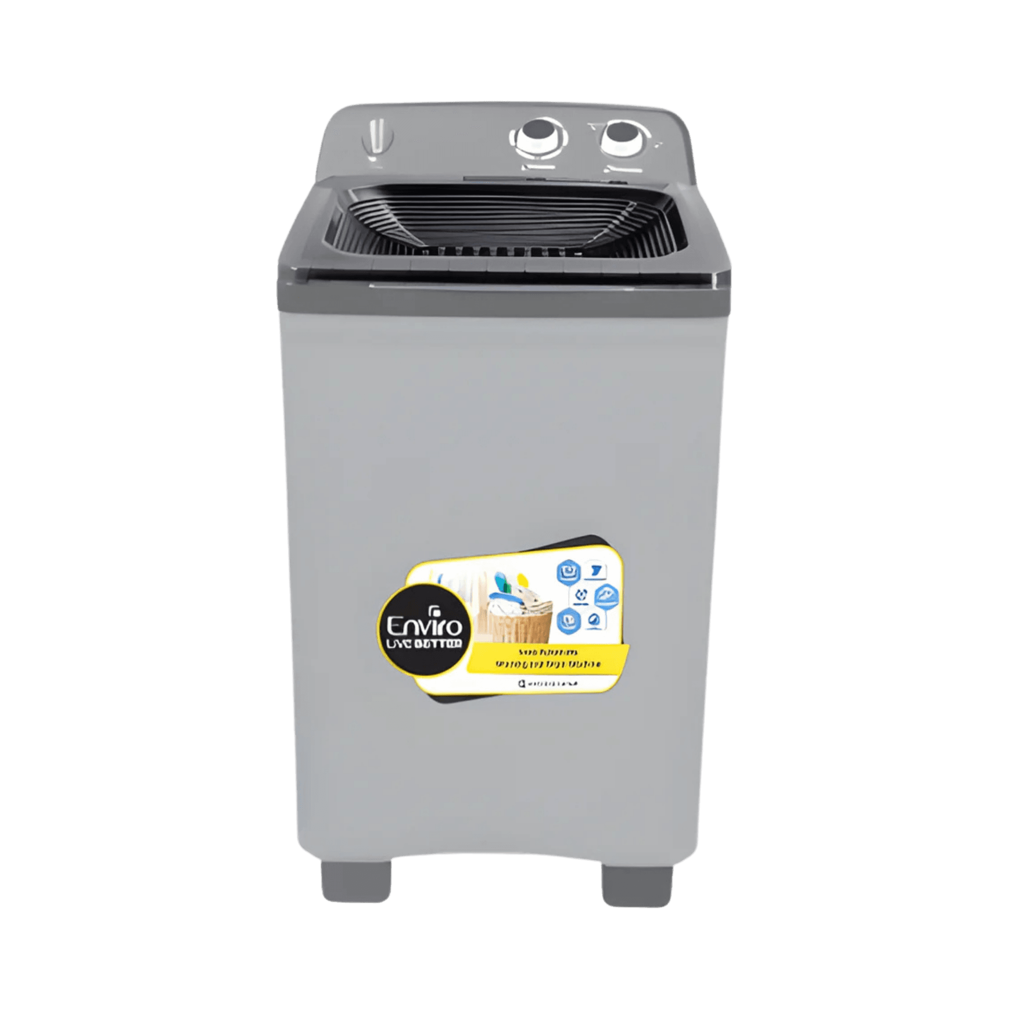 ENVIRO EWM 1220-SW 12 Kg Washer Washing Machine White