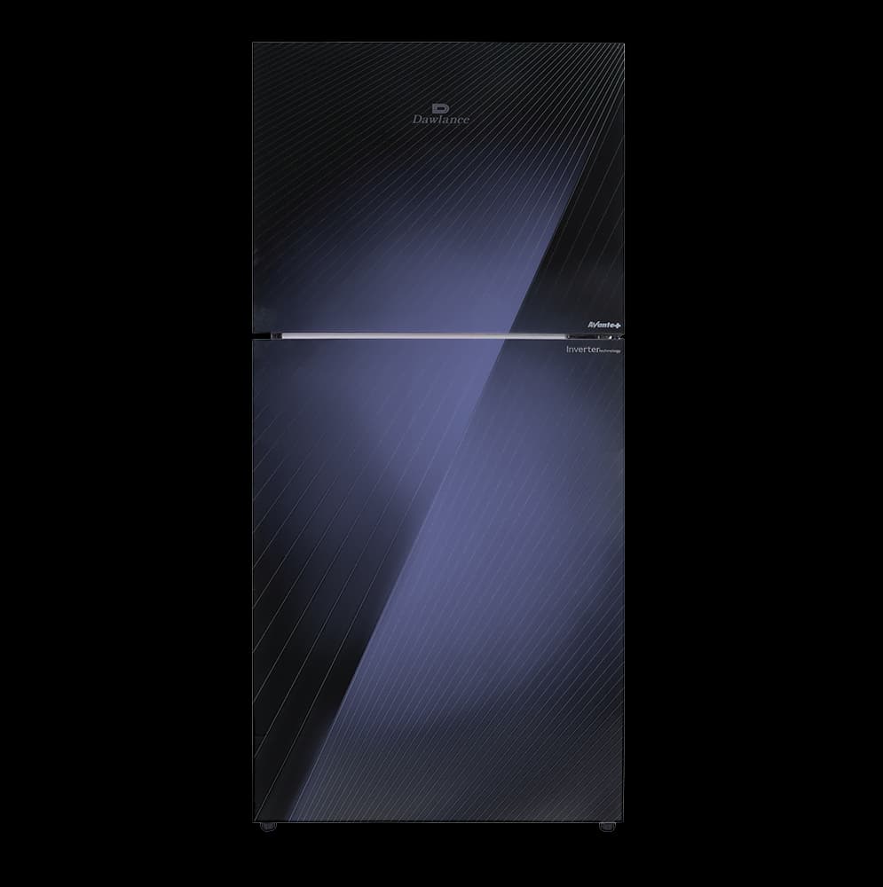 Dawlance 9191LF Avante+ 15CFT Refrigerator, Tempered Glass Shelves, Platinium Silver