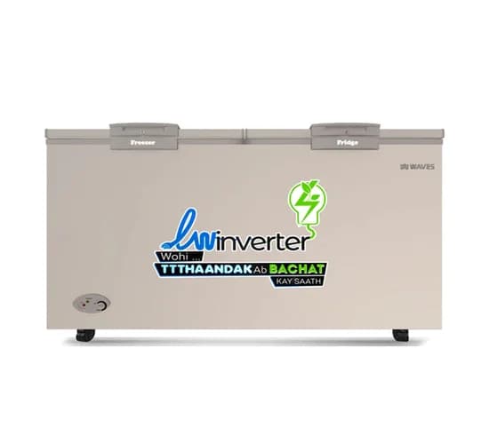 Waves Inverter Deep Freezer WINDFT-315 Double Door