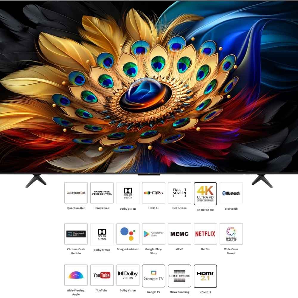 TCL 50″C655 QLED Pro TV
