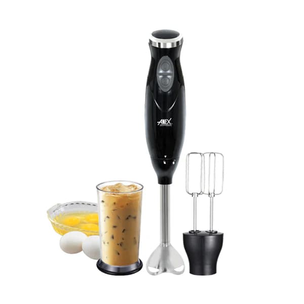 Anex AG-126 Deluxe Hand Blender With Beater, 300W