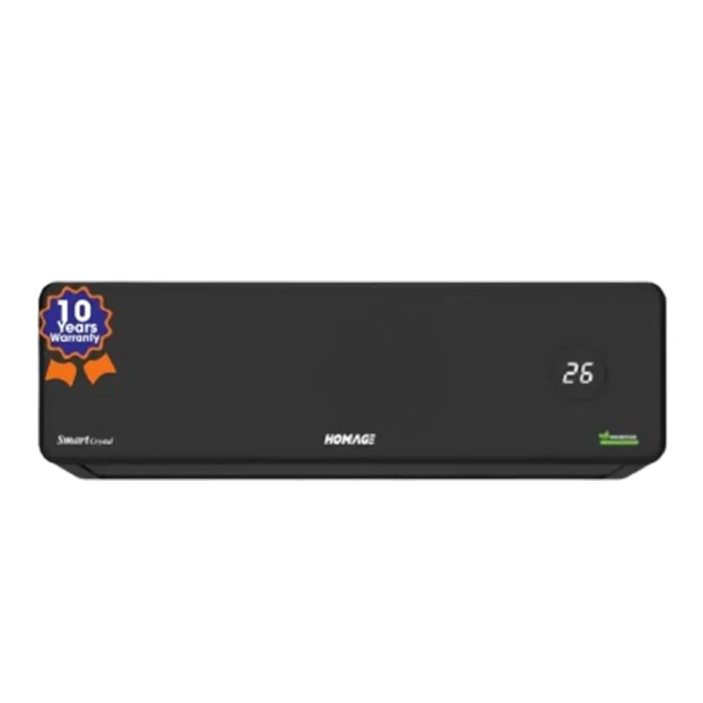 Homage HSC-1812S 1.5 Ton T3, Smart Crystal black, Full DC Inverter Split AC, 75% Energy saving