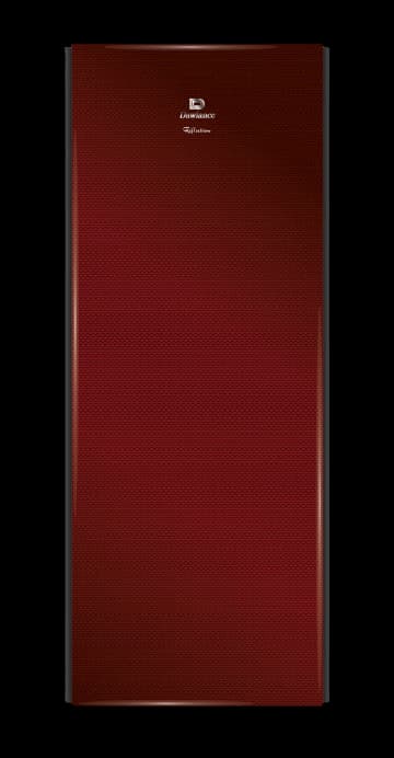 Dawlance 1035WB Glass Door Honey Comb Burgundy Vertical Freezer