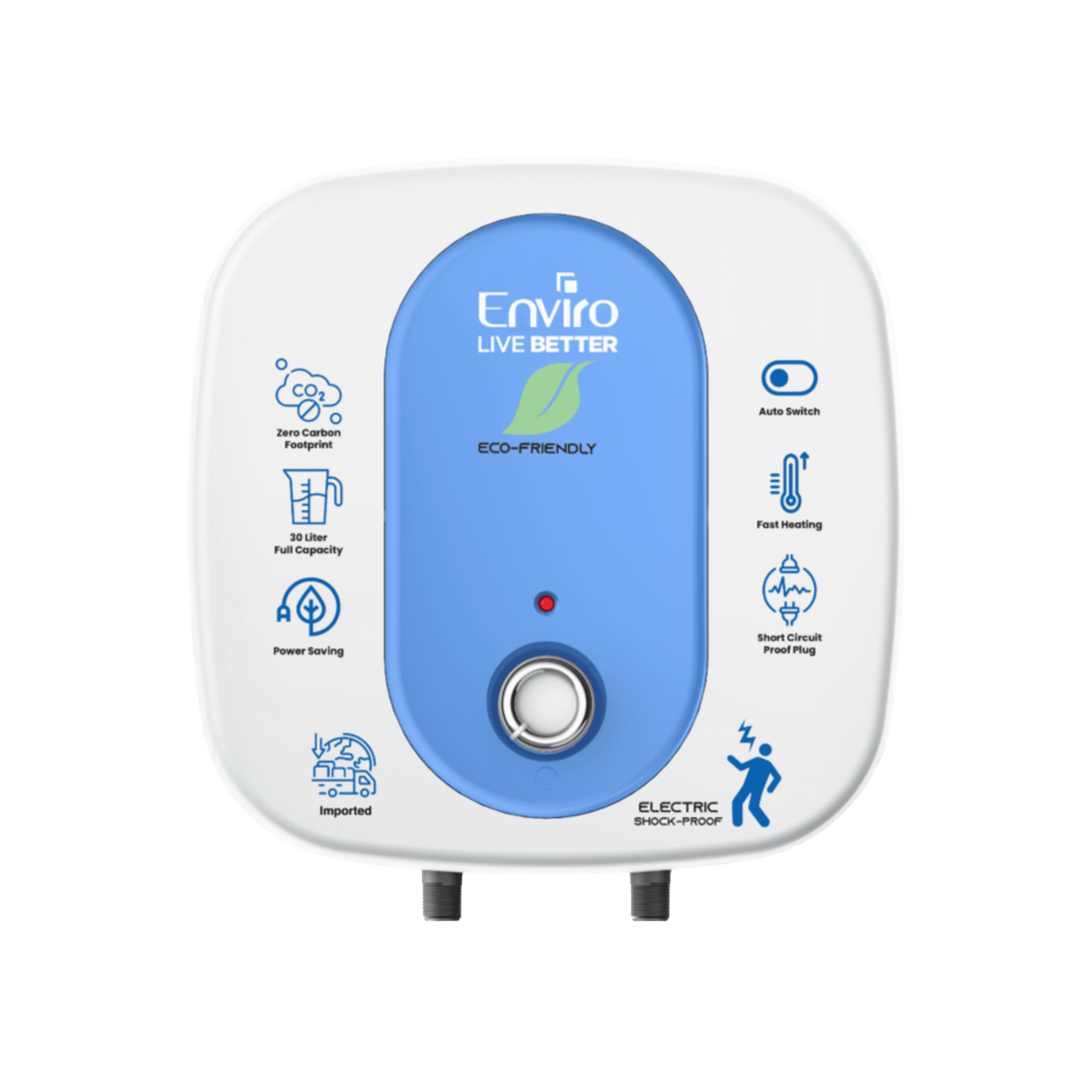 ENVIRO EEWH-3000 New 30LTR Electric Geyser White