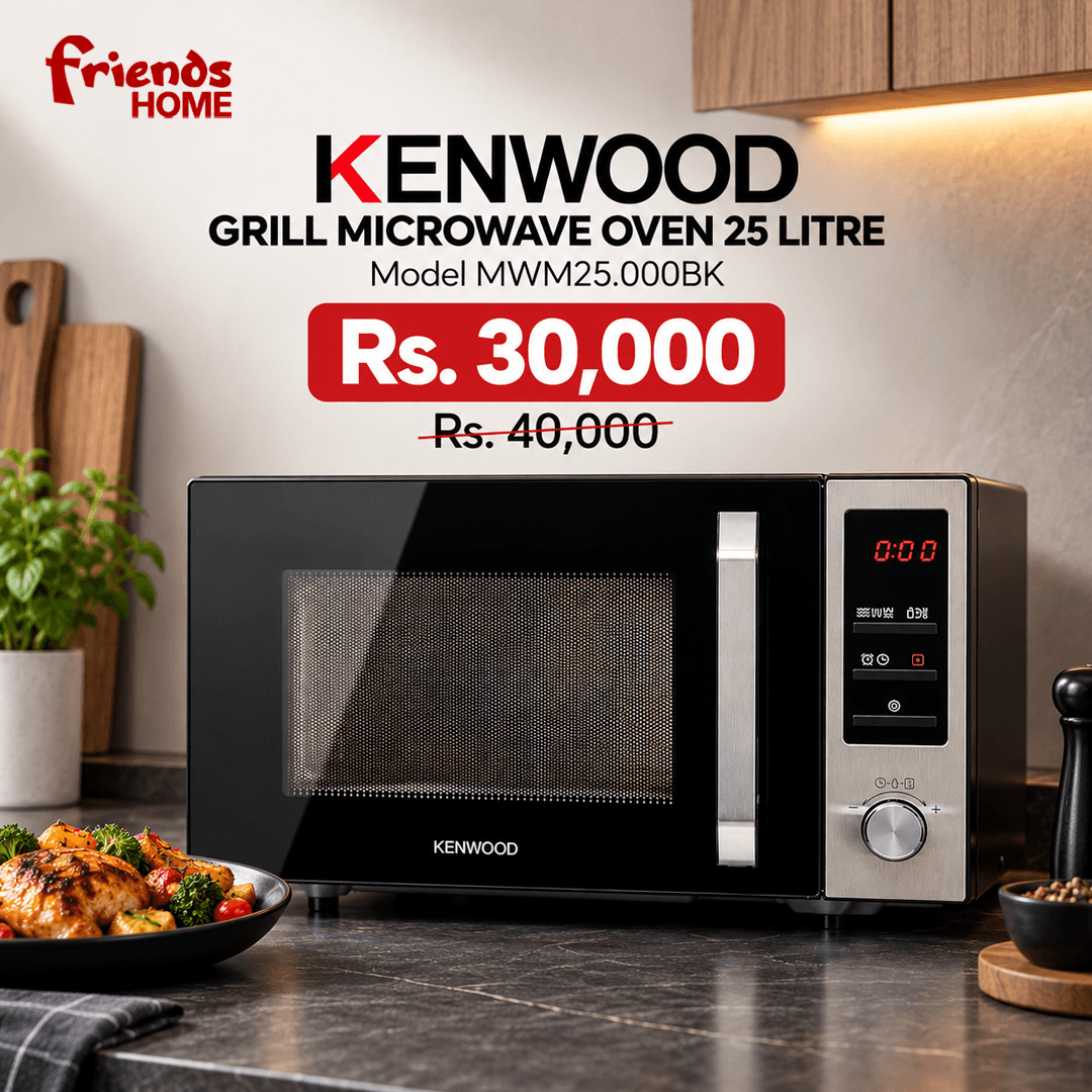 KENWOOD GRILL MICROWAVE OVEN 25 LITRE Model MWM25.000BK