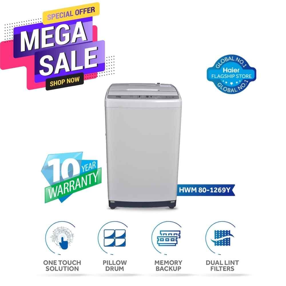 Haier 8 KG Top Load Automatic Washing Machine HWM-801269