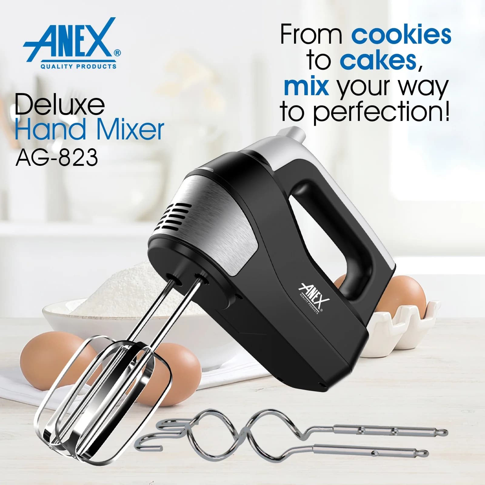 Anex AG-823 Deluxe Hand Mixer