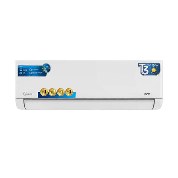 MIDEA 24HRDN1 2 Ton T3 ECO DC INVERTER AC, Refrigerant R410A, Self‑Cleaning, Low Noise Operationa