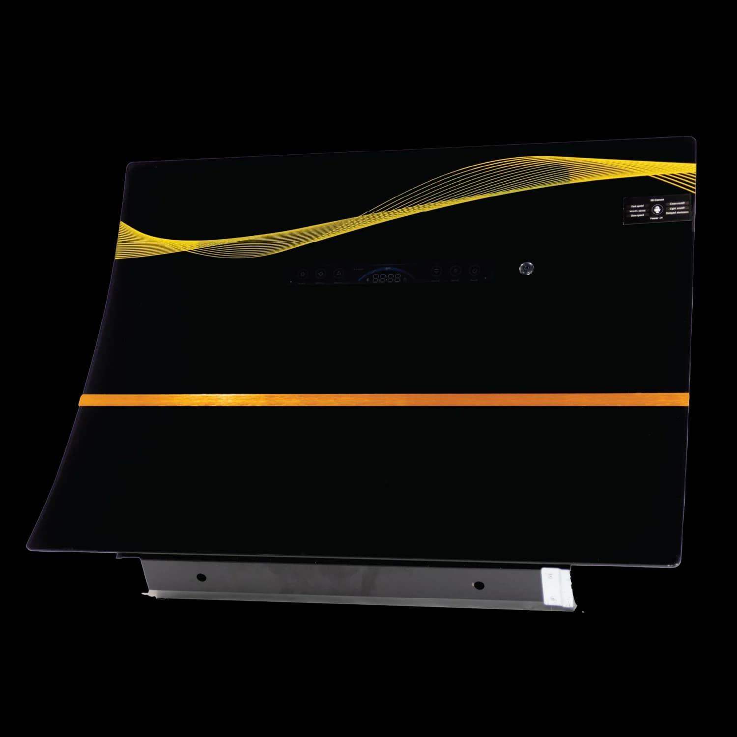 Canon CA-2092 Range Hood (75/90cm) Black tempered glass 900mm, LED light, voice control, Auto open/close motor