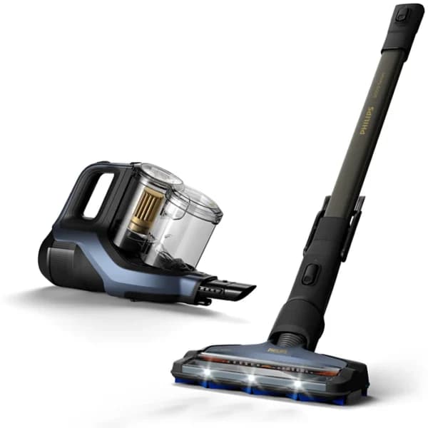 Philips XC8043/61 8000 Series Cordless Stick vacuum cleaner,360° Suction Nozzle, Up to 70 min Run Time, Power Cyclone 10