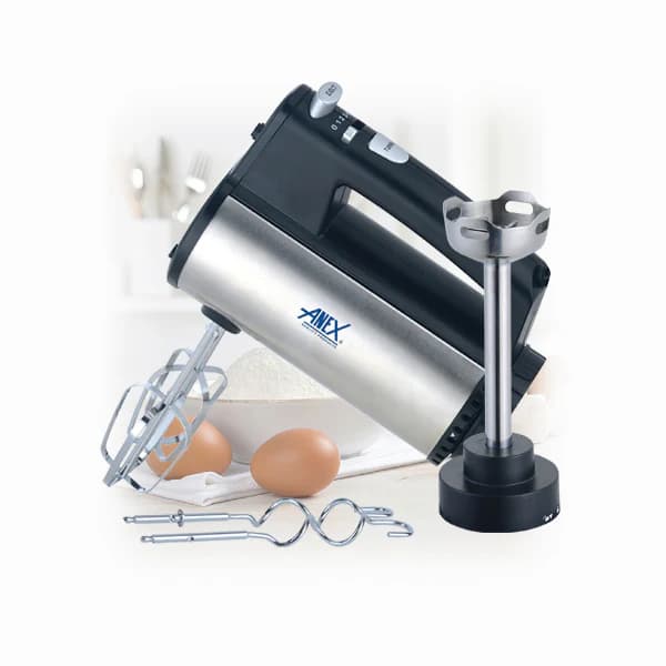 Anex AG-398 Hand Mixer With Blending Rod, 5 speed, 300W