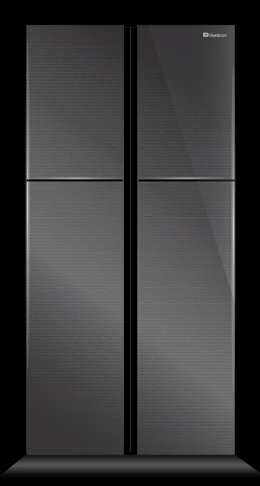Dawlance DFD 900 Glass Door Inv Black Honey Comb Multi Door Refrigerator