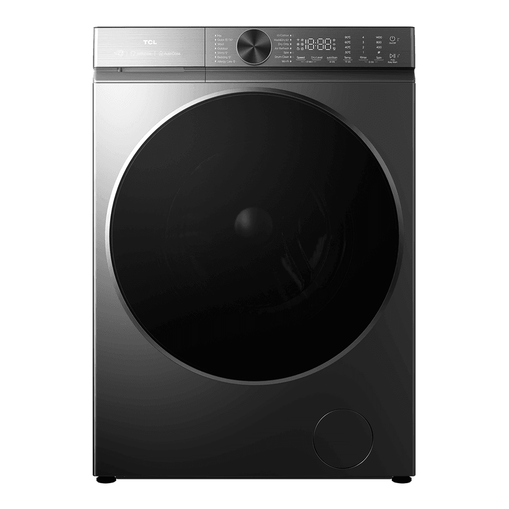 TCL 12/8KG AUTOMATIC FRONT LOAD WASHER & DRYER Model C512WDG