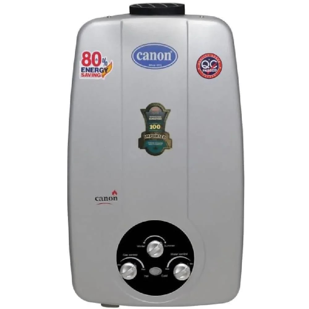 Canon Instant Geyser Gas 18D Plus 8Ltr, Dual Ignition 8LTR
