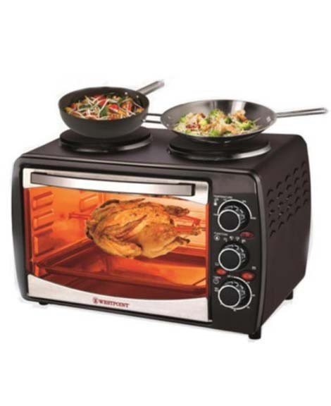 Westpoint Baking Oven with Hot Plate 30 Liters (WF-3000RKH)
