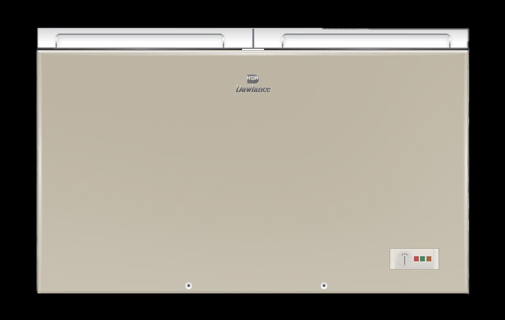 Dawlance 91998 Signature Inverter Glass Door Champagne Twin Door Freezer