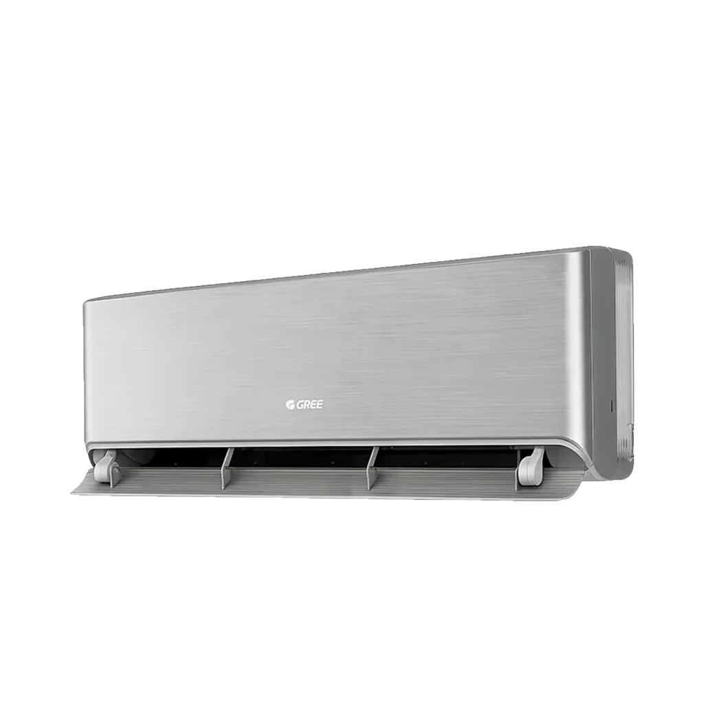 Gree Airy Pro GS-18AITH24S-T3 (Silver) 1.5-Ton DC Inverter Split AC, Heat and Cool, Ampere Lock. R32 Refrigerant