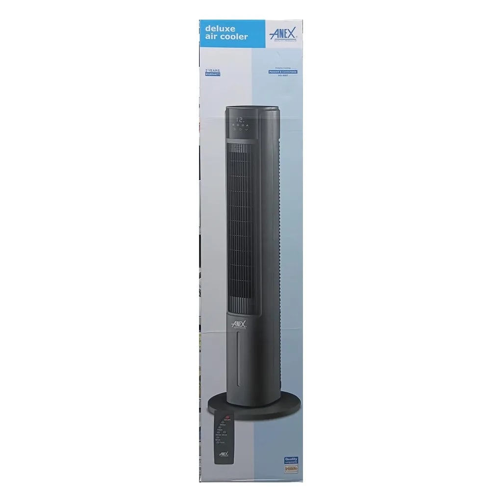 Anex AG9087/AG9086 Air Cooler With Remort Control, White And Black colors