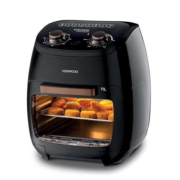 Kenwood HFP90.000BK Digital Air Fryers,11 Liters,2000W