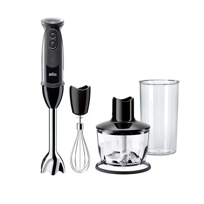 Braun MQ5235 Multi Quick 5 Vario Hand Blender, Sauce Mixer, BPA-Free Plastic Beaker – White/Grey