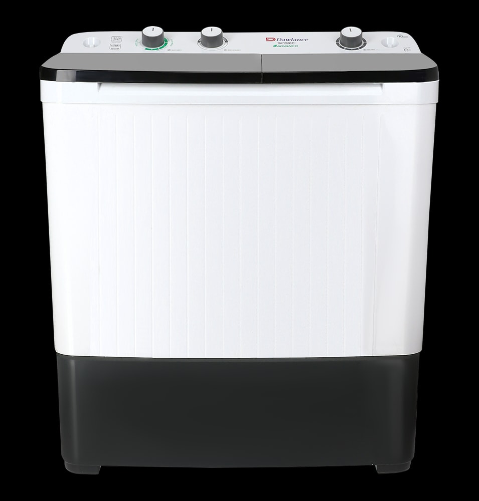 Dawlance DW-10500 TWIN TUB CLEAR LID (WHITE) Twin Tub Washing Machine