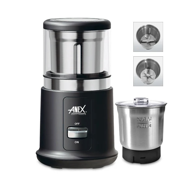 Anex AG-649 Deluxe Grinder 250W, 40g Capacity, 2 Mills