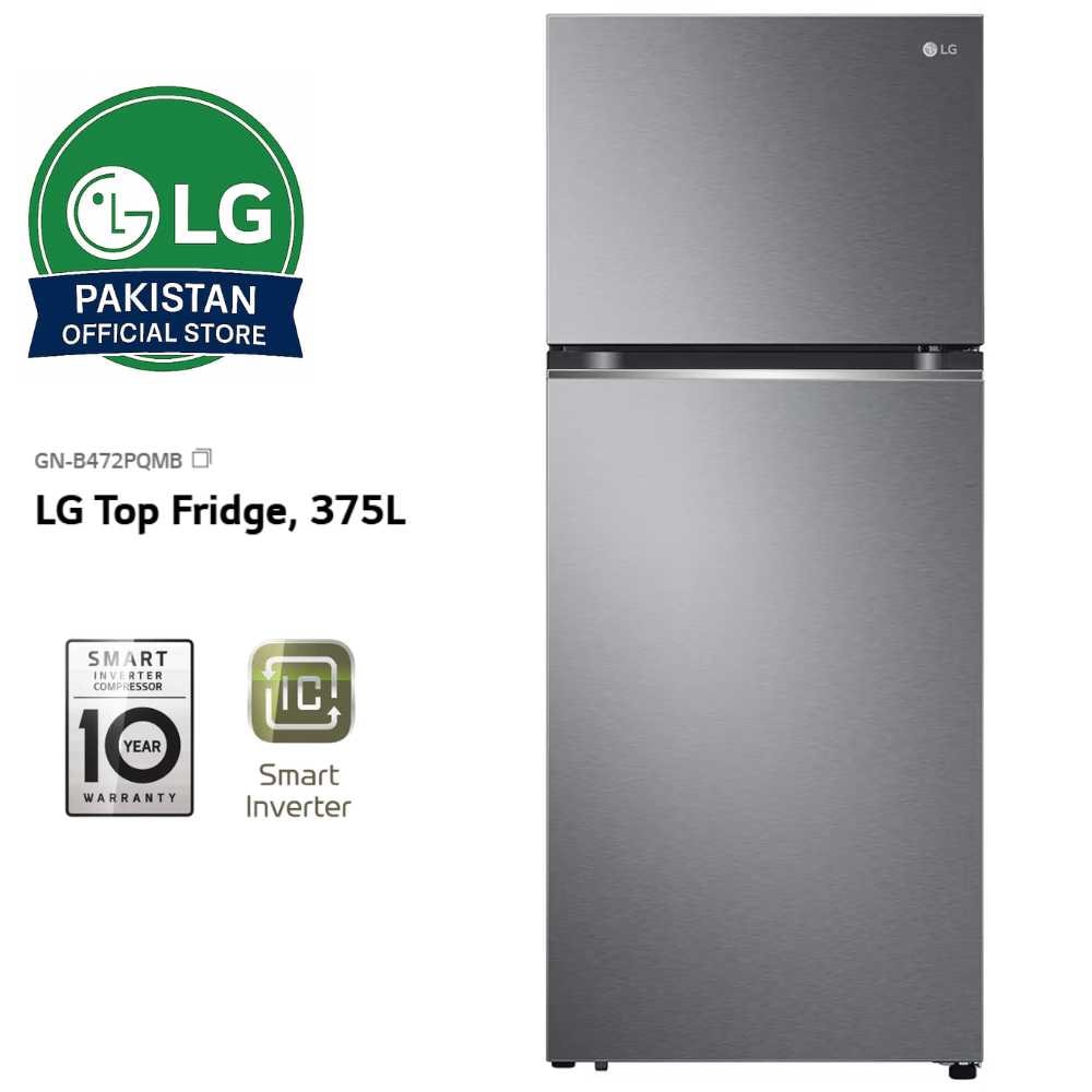 LG Refrigerator GN-B472PQMB – 375 Litres