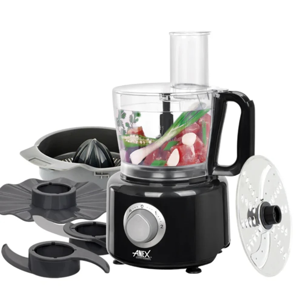 Anex AG-3144 Deluxe Chopper with Vegetable Cutter, Plus Citrus Press, 800W
