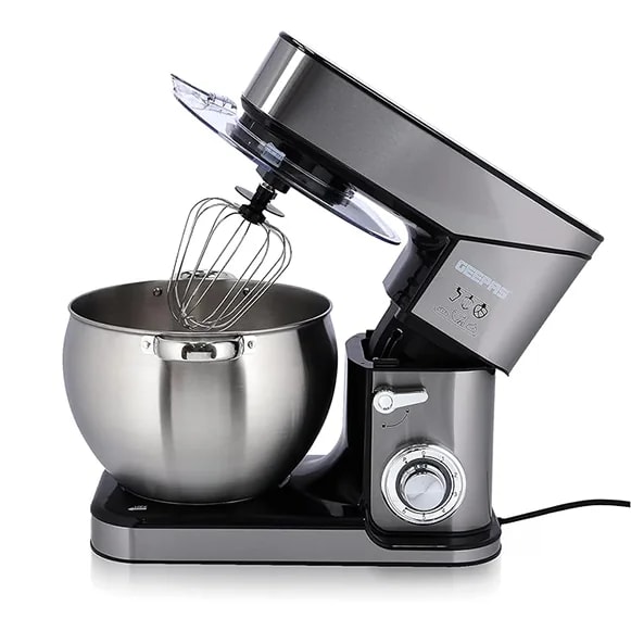 Geepas GSM43041 Stand Mixer, 10-Ltr Bowl with handle, 2000 Watts, 6 Speed Levels with Pulse