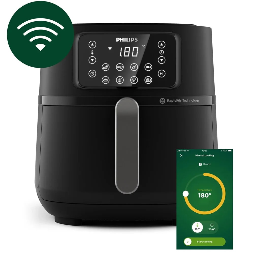 Philips HD9285/94 5000 Series XXL Home ID App Connected via wifi, 7.2Ltr/1.4kg, 16 cooking functions, 2000W