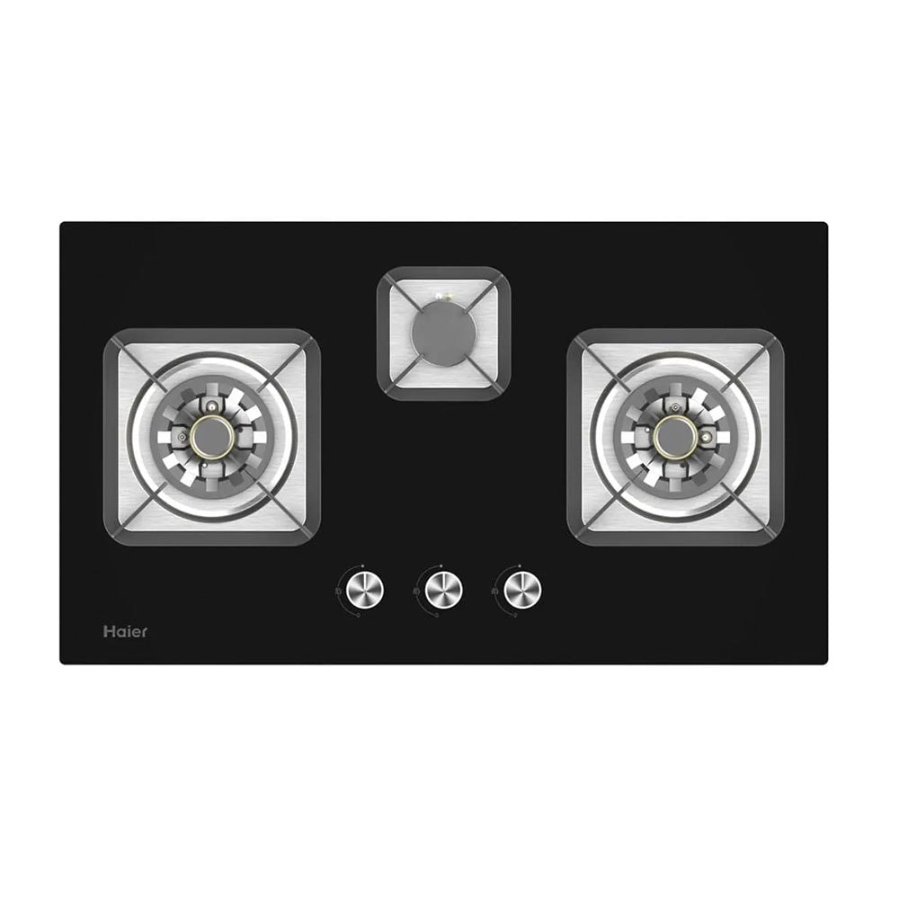 HAIER TEMPERED GLASS 3BURNER HOB Model HCC-Q67366-LPG