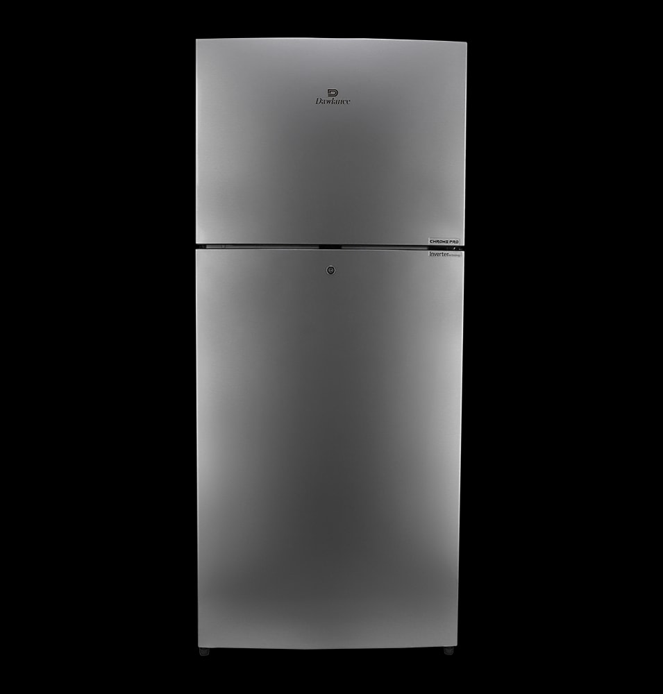 Dawlance 9193LF Chrome Pro Hairline Silver Double Door Refrigerator