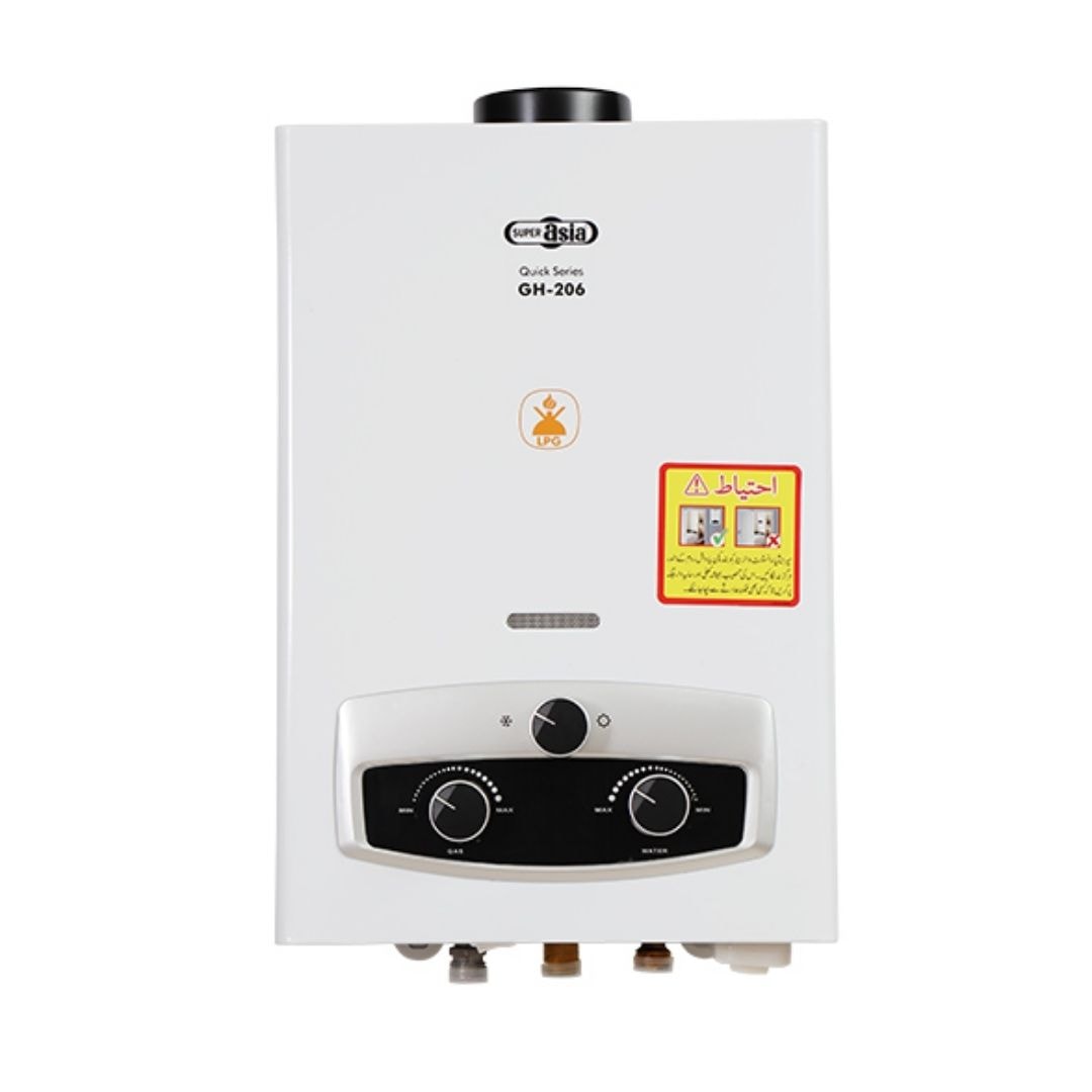 Super Asia 8 Liter Instant Gas Geyser GH-208