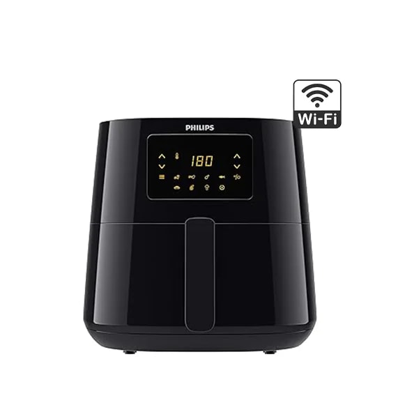 Philips HD9280/91 Airfryer XL, 6.2Ltr (1.2kg) Large Basket, Wifi with Recipe App