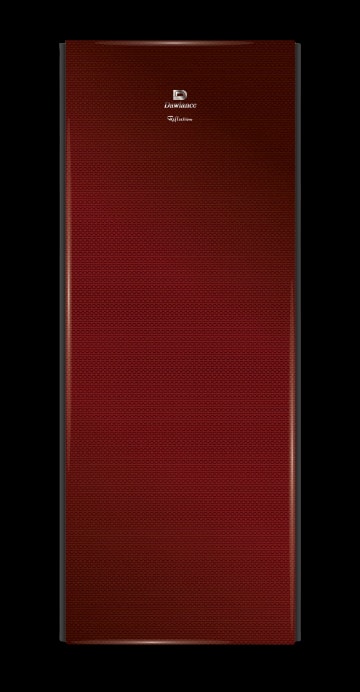 Dawlance 1035WB Glass Door Honey Comb Burgundy Vertical Freezer
