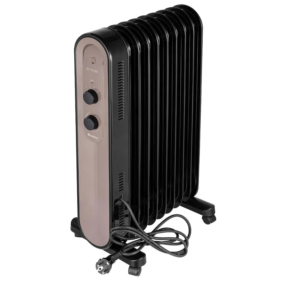 Gree Oil Filled Heater, Oil Radiator, GEH 18-2500W, 11 Fins, Overheat Protection
