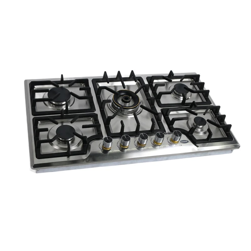 Canon CNSB-6B (5-Burner) Gas Hob, Stainless Steel, Auto Ignition, 860X500mm