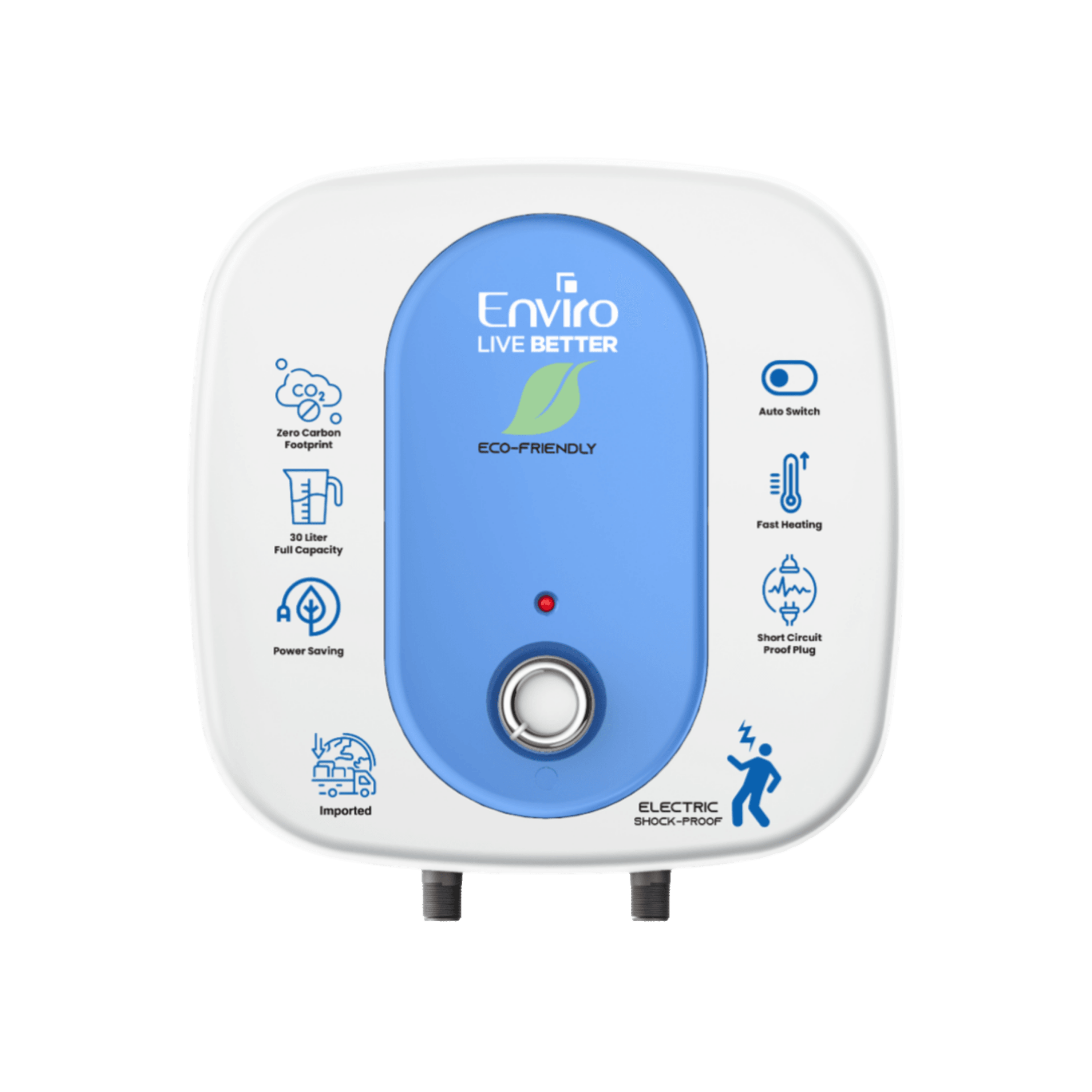 ENVIRO EEWH-3000 New 30LTR Electric Geyser White