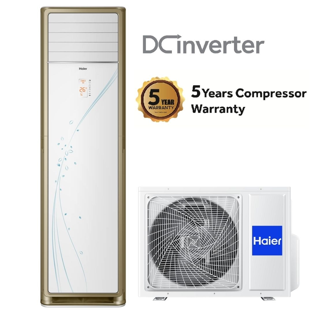 Haier 2 Ton Inverter Floor Standing HPU-24HEDC Heat & Cool