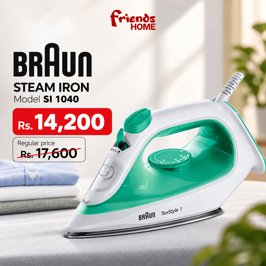 BRAUN STEAM IRON Model SI 1040